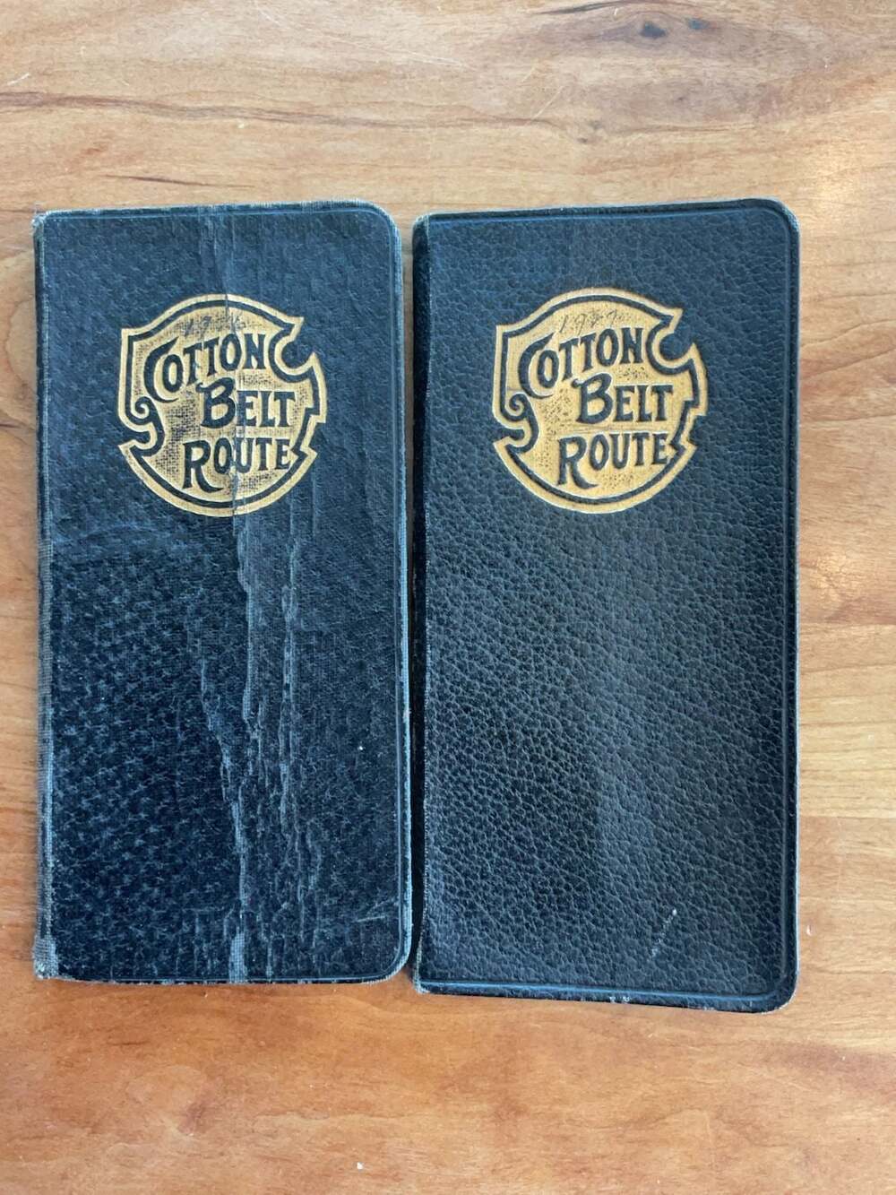 Vintage 1926-1927 Cotton Belt Route Railroad Promotional Pocket Diaries Set